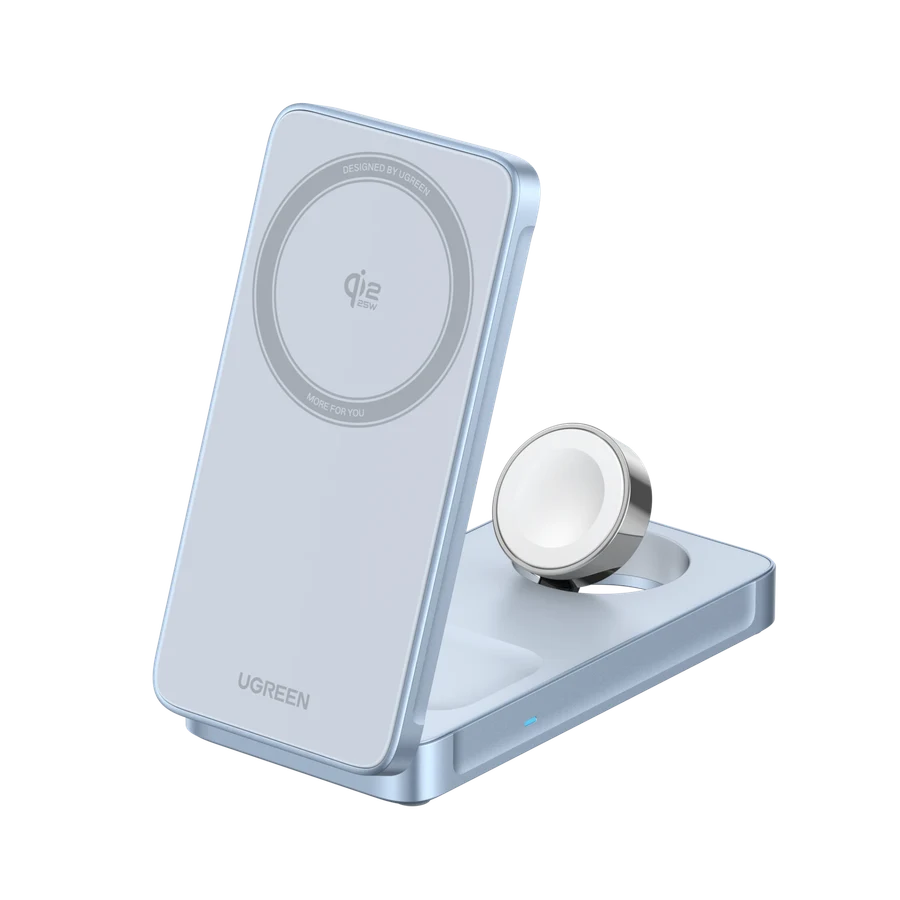 UGREEN MagFlow 3-in-1 Magnetic Wireless Charger (Qi2 25W, MagSafe-Compatible) product reference