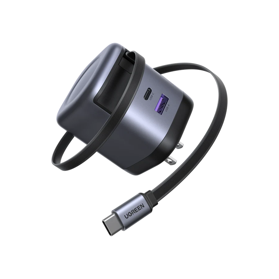 UGREEN Nexode 65W Charger with Retractable USB-C Cable product reference