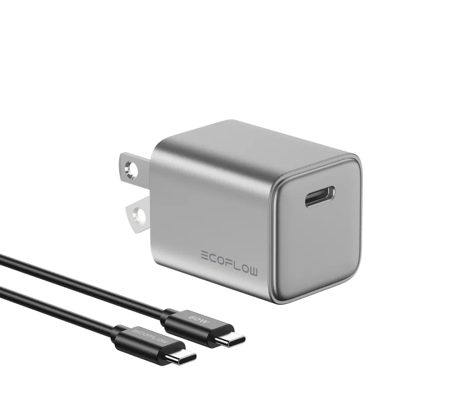 EcoFlow RAPID 30W GaN Charger with 60W Cable product reference