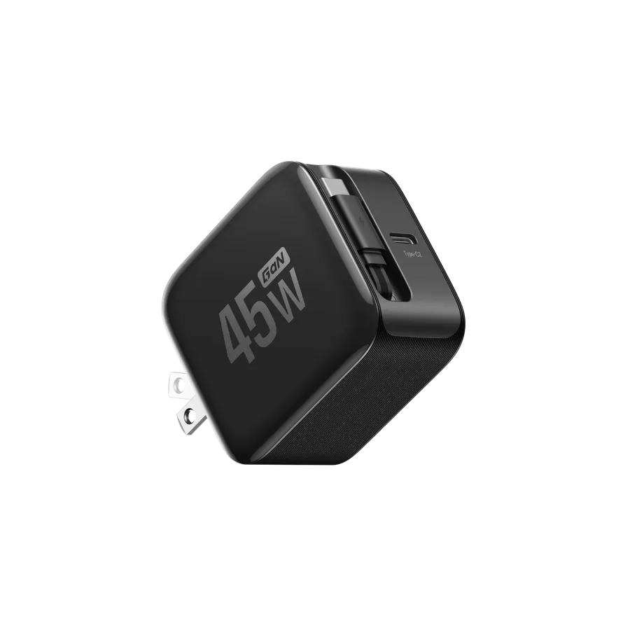 EcoFlow RAPID Charger (45W, Retractable Cable, GaN) product reference