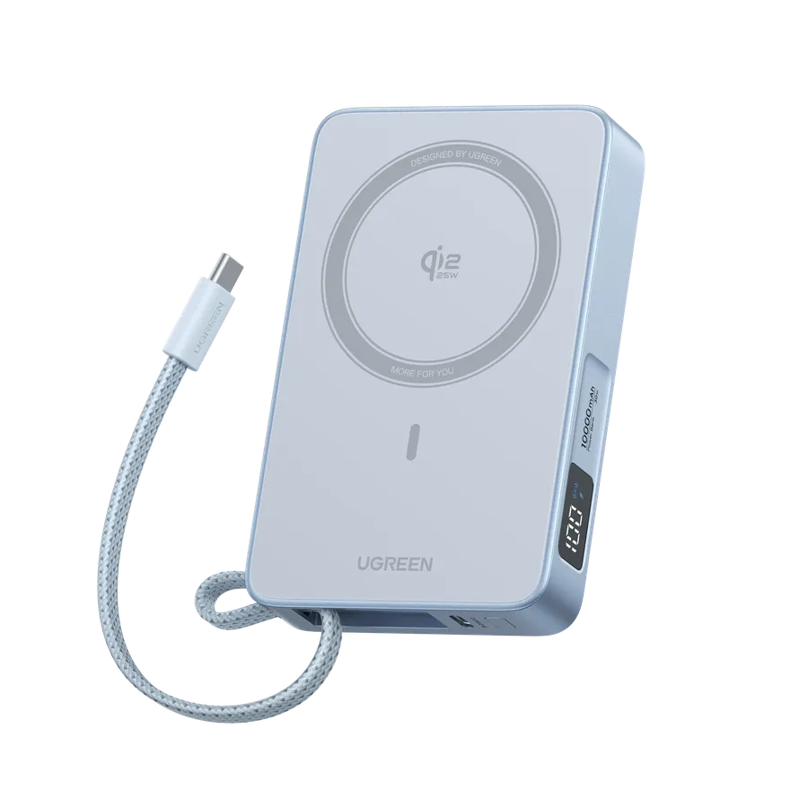 UGREEN MagFlow Magnetic Wireless Power Bank 10000mAh Qi2 25W manufacturer product reference