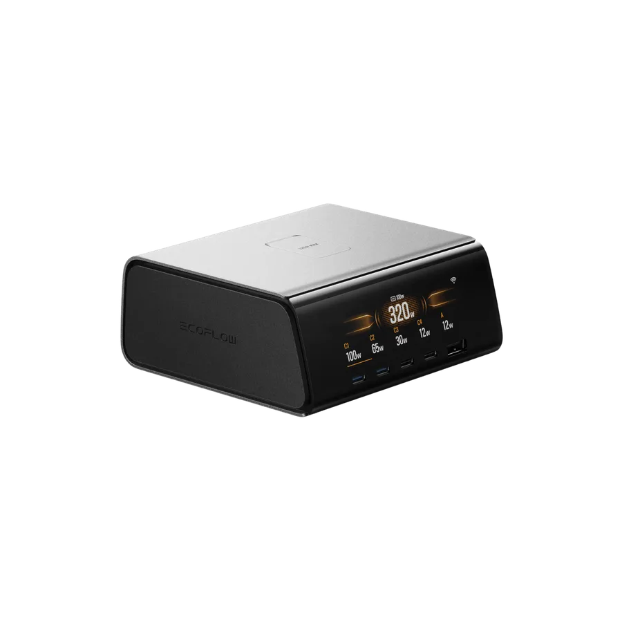 EcoFlow RAPID Pro Desktop Charger (320W, 5 Ports, GaN) product reference